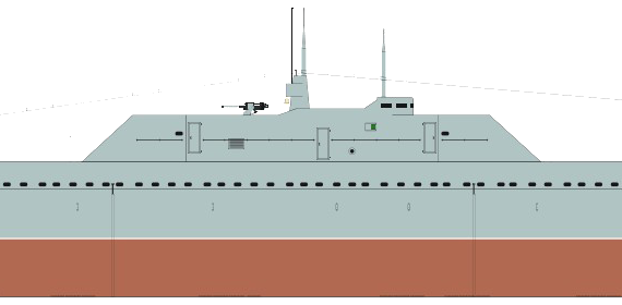 Подводная лодка СССР P2 Zvezda [Submarine] - чертежи, габариты, рисунки